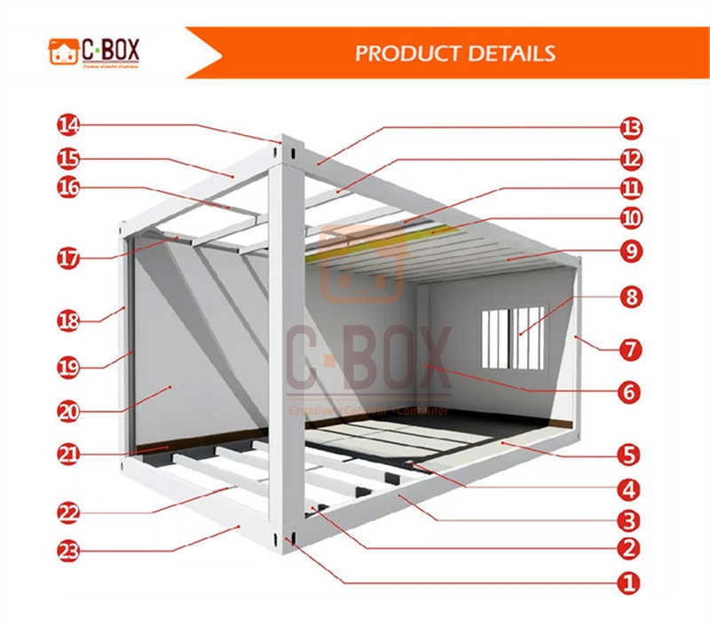 prefabricated container housing