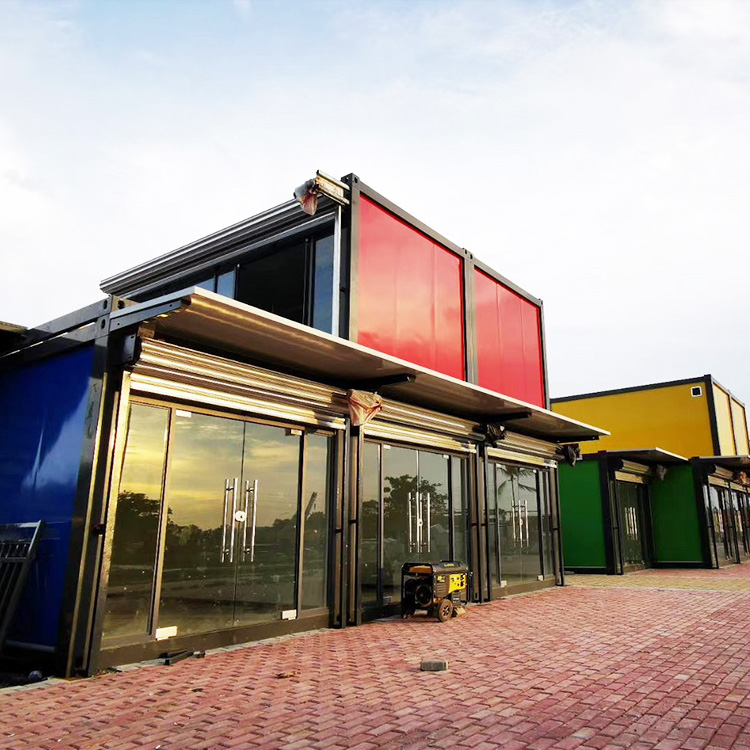 Flat Pack Container Shopping Mall In Indonesian