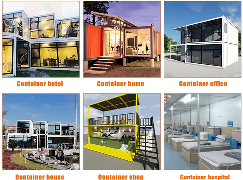 application of flat pack container house