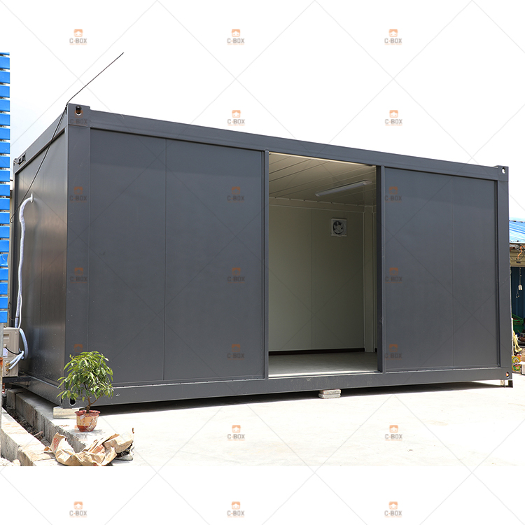 shopping container house milk tea shop