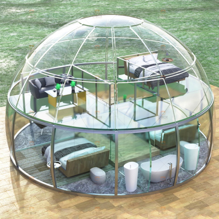 Leading 2 Stories Waterproof Clear Prefab Polycarbonate Transparent