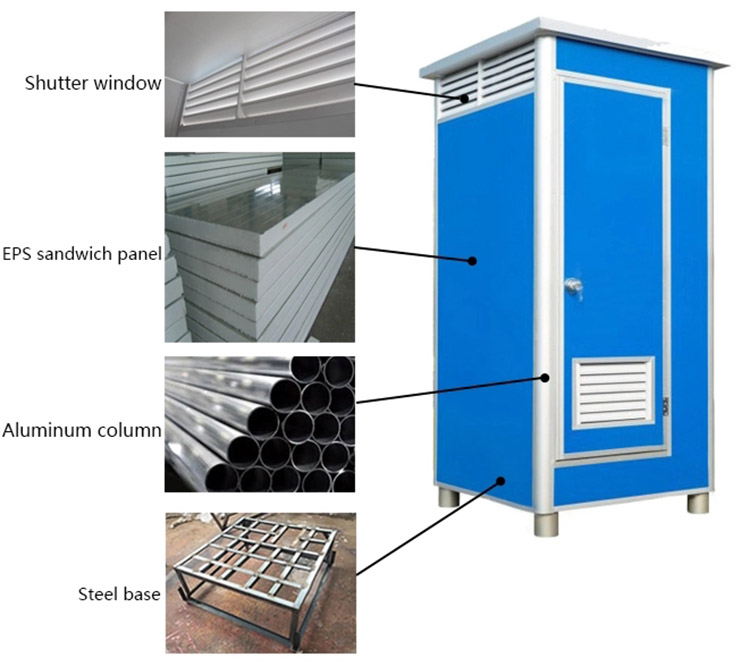 factory movable toilet