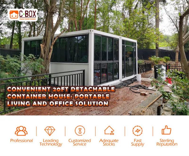 20ft detachable container house