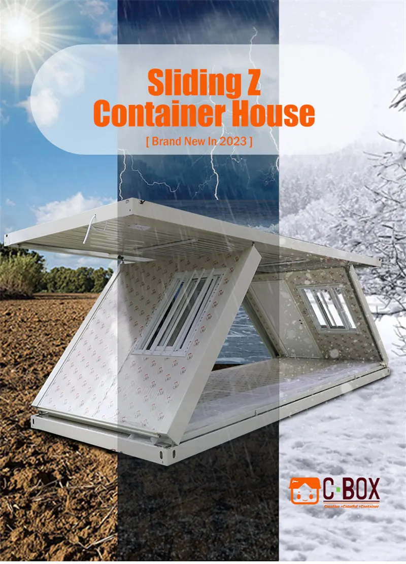 Sliding Z Container House
