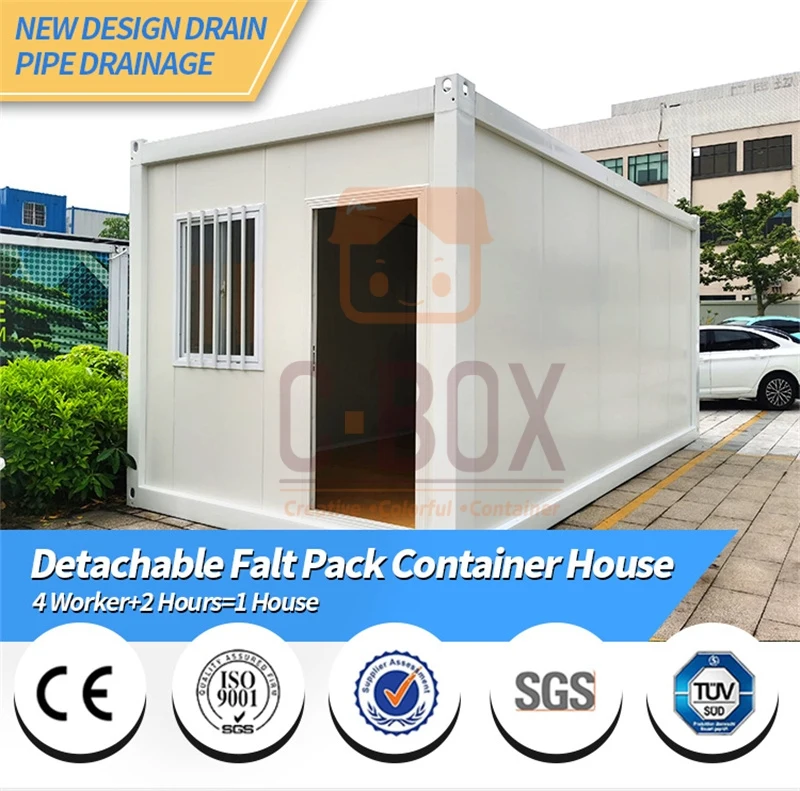 detachable flat pack container house