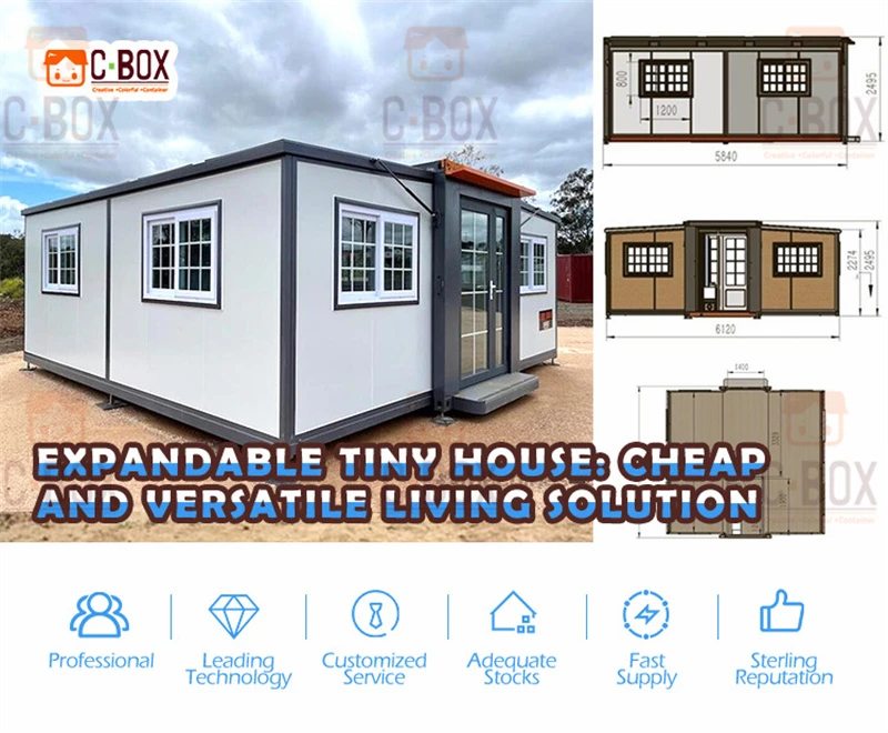 prefab expandable modular house