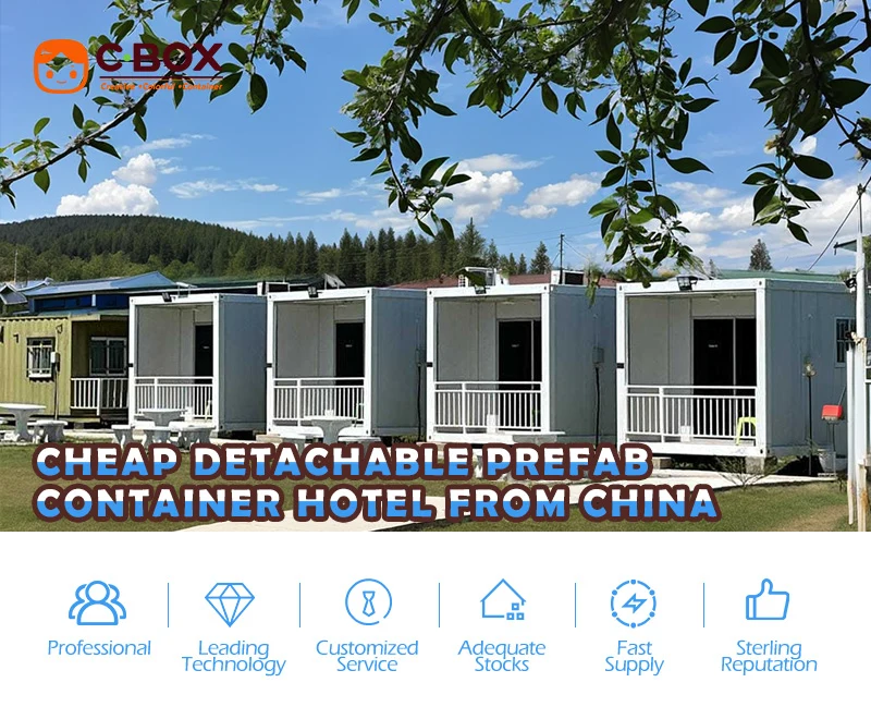 detachable camp hotel container