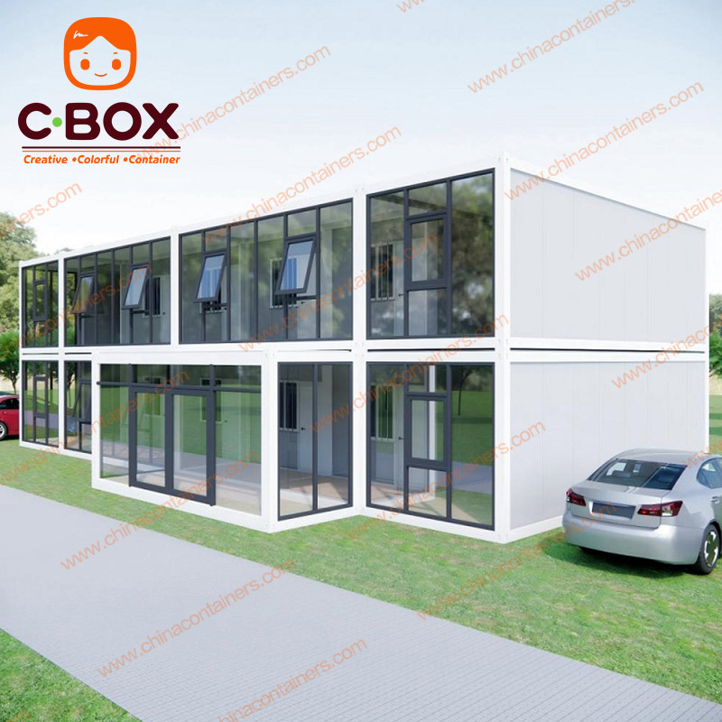 2 story container house design