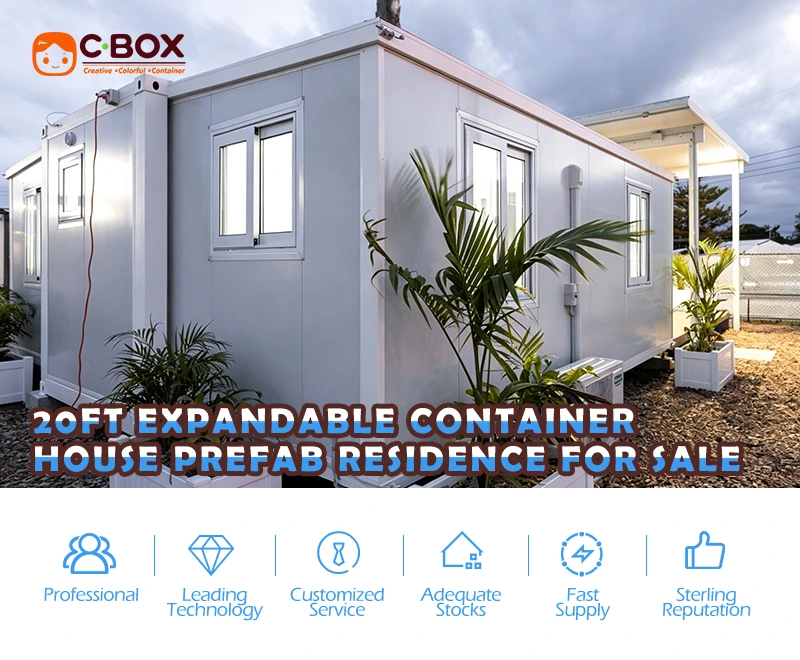 20ft expandable container house