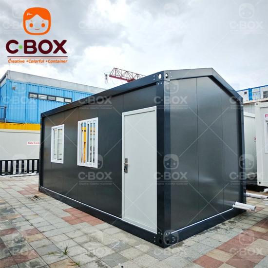 ‌triangle pitched roof container home
