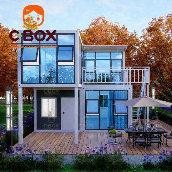 2 story container house design