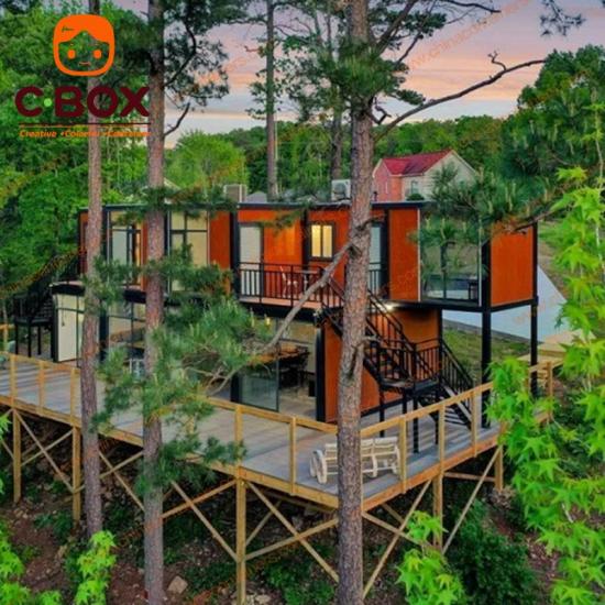 prefab two story flat pack home
