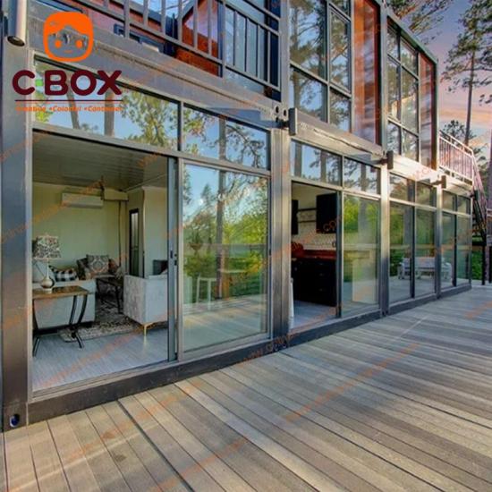 prefab two story flat pack home