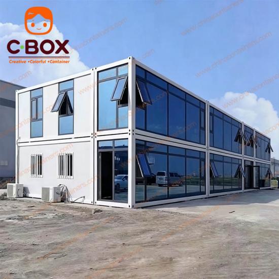 glass wall container house design