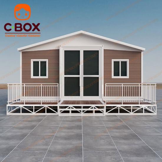 camp hotel pitch roof container