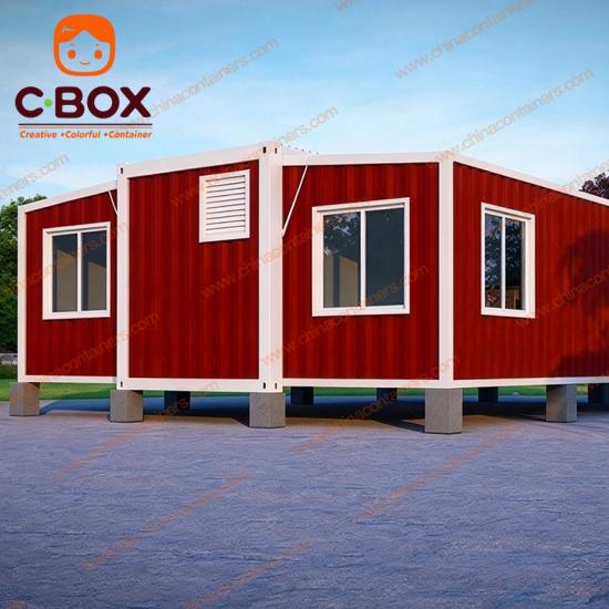 double wing expandable container house