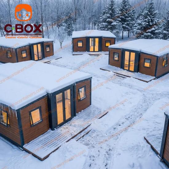 luxury prefab container villa