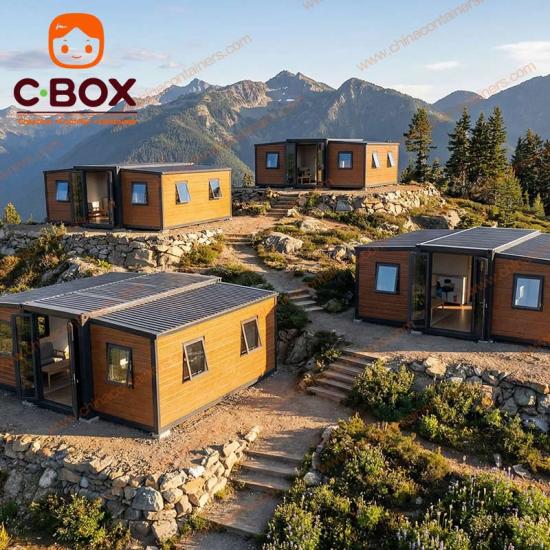 luxury prefab container villa