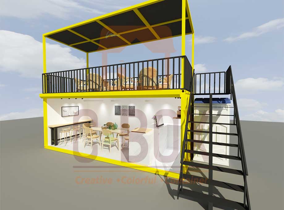 Cbox Container Lounge Design
