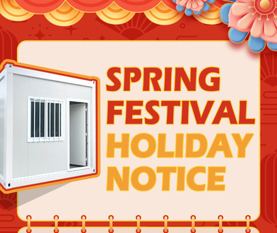 CBOX New Year Holiday——Container House order can be confirmed before the holiday