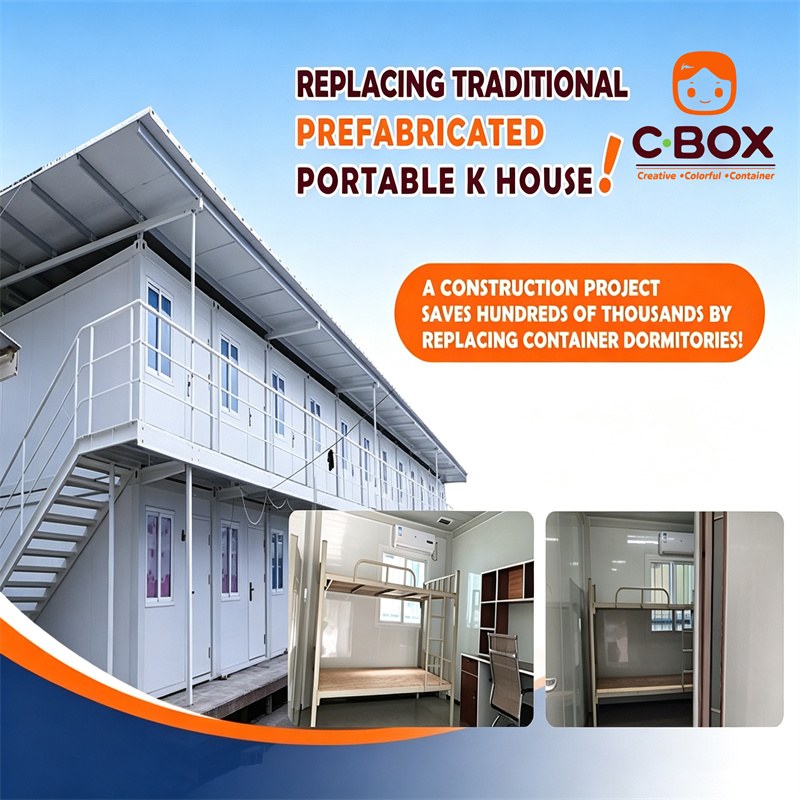 Replacing Traditional Prefabricated Portable K House! A Construction Project Saves Hundreds of Thousands by Replacing Container Dormitories