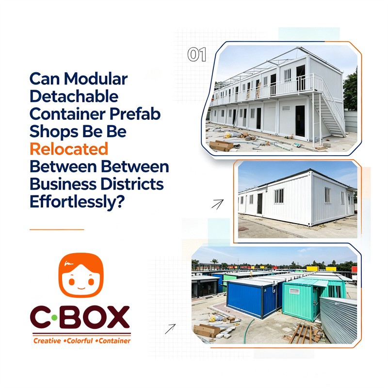 Can Modular Detachable Container Prefab Shops Be Relocated Between Business Districts Effortlessly?