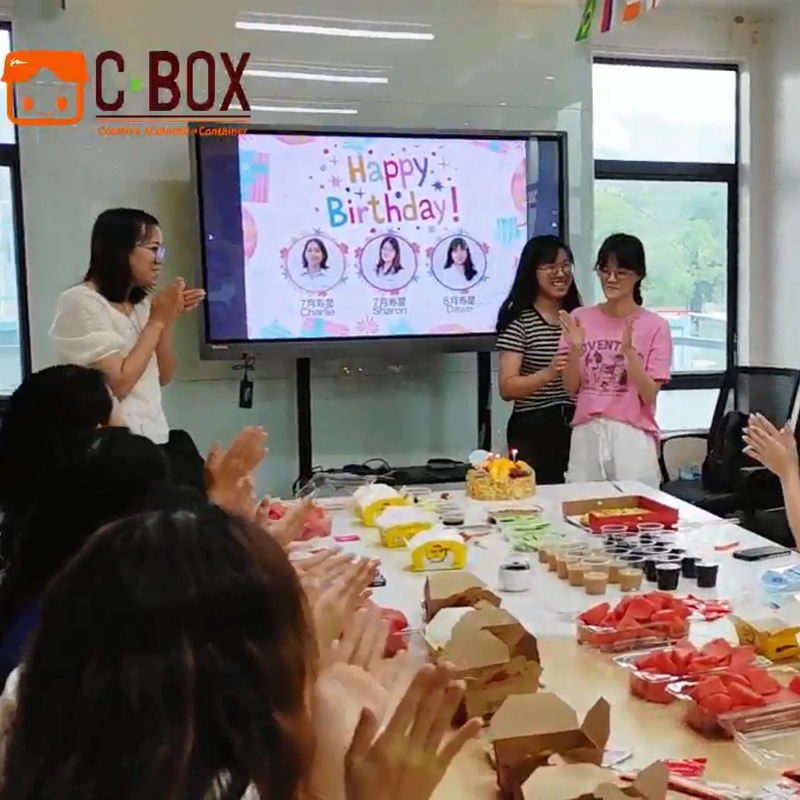 CBOX's Birthday Party was Held for Colleagues' Birth In July And August!