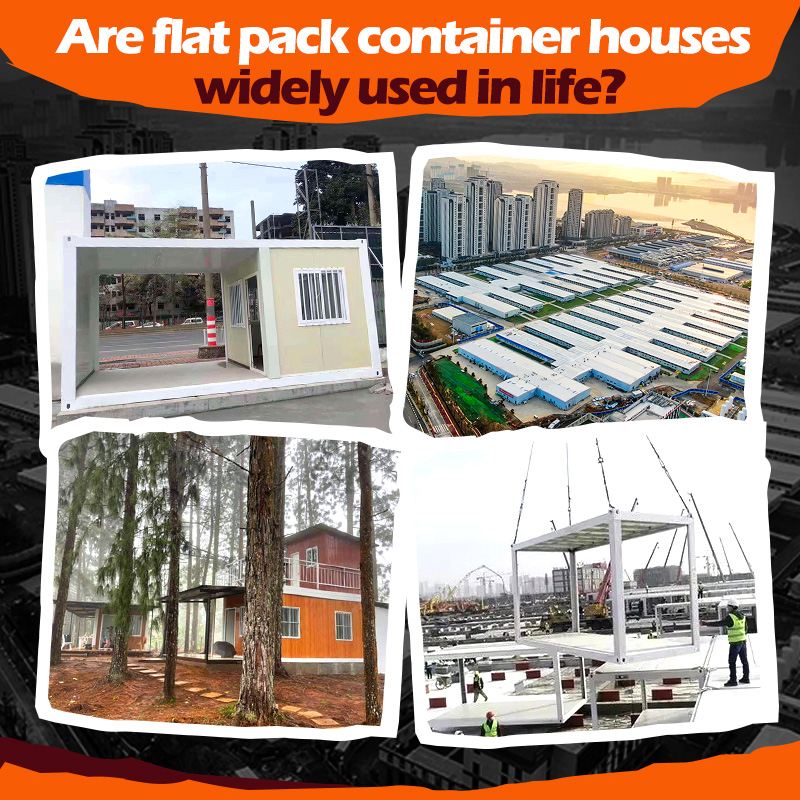 Are flat pack container houses widely used in life? Is it common?
