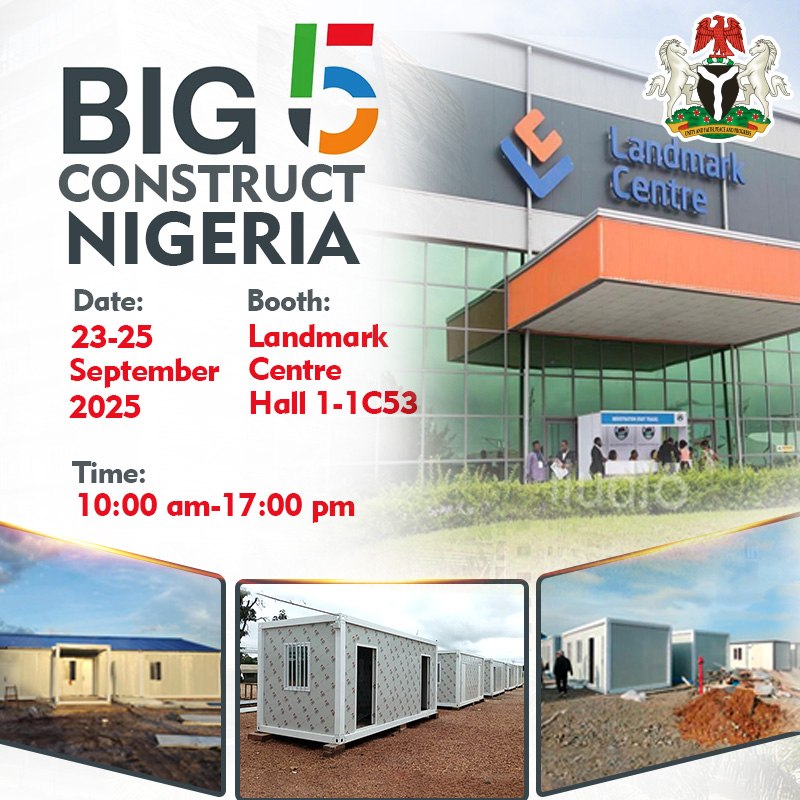 Join Us at BIG 5 CONSTRUCT NIGERIA – September 23–25! 